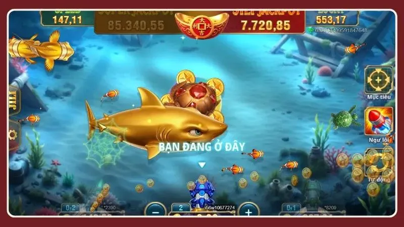Đại dương săn thưởng sống động với nhiều hiệu ứng cuốn hút