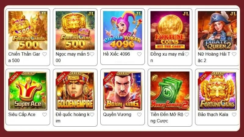 Nhiều chủ đề độc đáo mang đến trải nghiệm quay thưởng mới mẻ